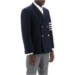 Thom Browne, Blazers Blauw, Heren, Maat:M