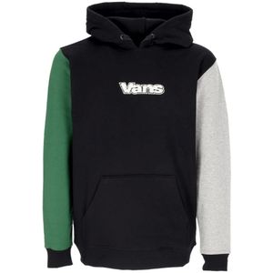Vans, Sweatshirts & Hoodies, Heren, Zwart, S, Colorblock Hoodie voor mannen