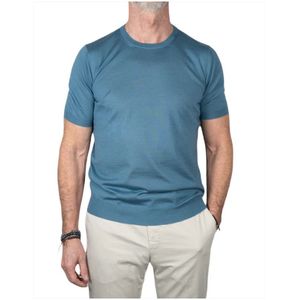 Fedeli, T-Shirts Blauw, Heren, Maat:XL