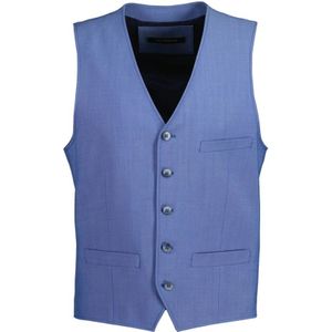 ROY Robson, Pakken, Heren, Blauw, L, Tweed, Lichtblauw Gilet - Perfect voor bruiloft