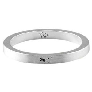 Le Gramme, 3 gram ring Grijs, unisex, Maat:57 MM