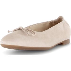 Gabor, Schoenen, Dames, Beige, 38 1/2 EU, Suède, Beige Ballerina's voor Vrouwen