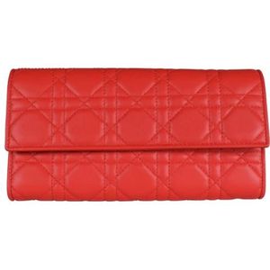 Dior, Clutch Tas Rood, Dames, Maat:ONE Size