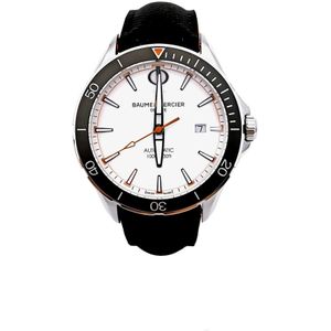 Baume et Mercier, Accessoires, Heren, Zwart, ONE Size, M0A10337 - Clifton Horloge