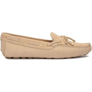 Kazar, Schoenen, Dames, Beige, 35 1/2 EU, Leer, Dames nubuck mocassins