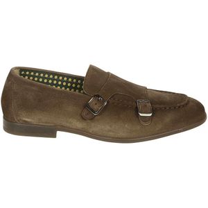 Doucal's, Schoenen, Heren, Bruin, 43 EU, Suède, Gesp