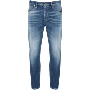 Dondup, Jeans, Heren, Blauw, W35, Slim-Fit Brighton Broek