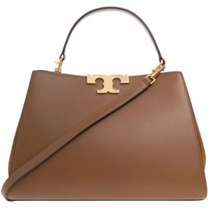 Tory Burch, ‘Eleanor’ handtas Bruin, Dames, Maat:ONE Size