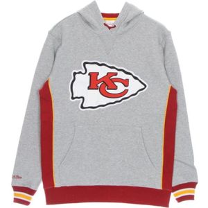 Mitchell & Ness, Hoodie NFL Pinnacle Heavyweight Fleece Hoodie Kanchi Grijs, Heren, Maat:L