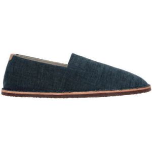 Brunello Cucinelli, Blauwe Velvet Instappers Blauw, Heren, Maat:41 EU