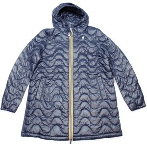 K-Way, Jassen, Dames, Blauw, M, Nylon, Eco Warm Jack