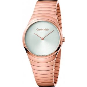 Calvin Klein, Accessoires, Dames, Roze, ONE Size, Whirl Quartz Horloge - Roségoudkleurig