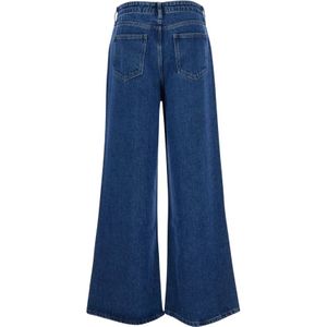 Frame, Jeans, Dames, Blauw, W24, Denim, Wide Leg Drawstring Jeans