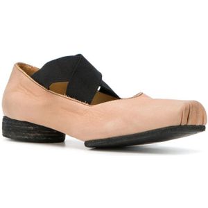 UMA Wang, Schoenen, Dames, Roze, 41 EU, Leer, Roze/Zwarte Ballerina's