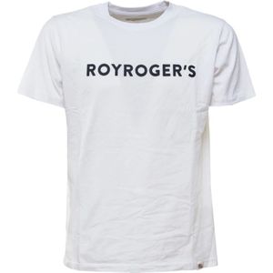 Roy Roger's, Tops, Heren, Wit, M, Katoen, Shirts