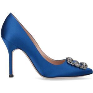 Manolo Blahnik, Pumps Blauw, Dames, Maat:40 EU