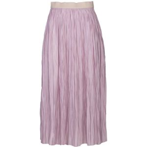 Roberto Collina, Rokken, Dames, Paars, L, Polyester, Skirts