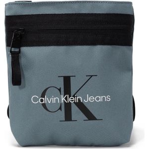 Calvin Klein Jeans, Tassen, Heren, Blauw, ONE Size, Polyester, Heren tas van gerecycled polyester voor lente/zomer