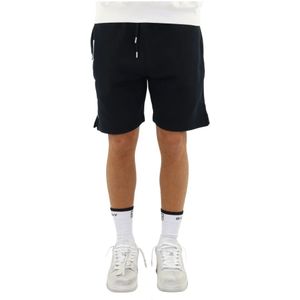 Heron Preston, Korte broeken, Heren, Zwart, XS, Heren Reg Hpny Sweatshorts