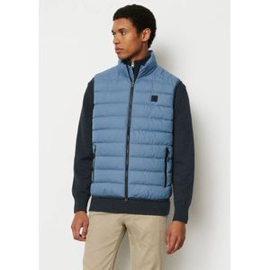 Marc O'Polo, Jassen, Heren, Blauw, M, Polyester, Gewatteerd vest regular