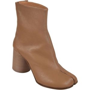 Maison Margiela, Schoenen, Dames, Bruin, 39 EU, Stijlvolle Laarzen