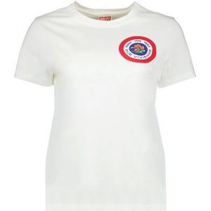 Kenzo, Vivienne Street T-shirt Wit, Dames, Maat:L