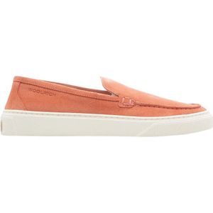 Woolrich, Roze Suède Mocassins Roze, Dames, Maat:40 EU