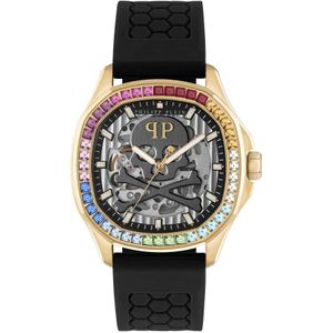 Philipp Plein, Automatisch Herenhorloge Skeleton Spectre Veelkleurig, Heren, Maat:ONE Size