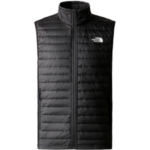 The North Face, Zwarte Synthetische Mouwloze Jas Zwart, Heren, Maat:2XL