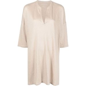 Majestic Filatures, Blouses Beige, Dames, Maat:M