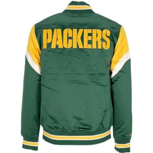 Mitchell & Ness, Jassen, Heren, Groen, L, Polyester, NFL Green Bay Packers Bomberjack