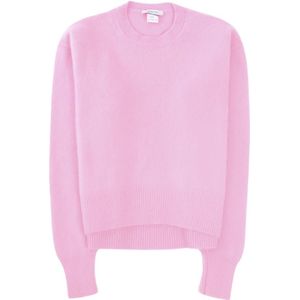 Avant Toi, Kasjmier Boxy Trui Roze, Dames, Maat:S