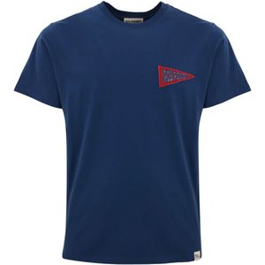 Roy Roger's, Tops, Heren, Blauw, M, Katoen, T-Shirts