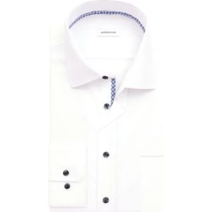 Seidensticker, Overhemden, Heren, Wit, M, Katoen, Wit Business Overhemd met Lange Mouwen