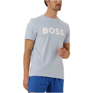 Hugo Boss, Tops, Heren, Blauw, M, Katoen, Heren Polo T-shirts Trendy Thinking