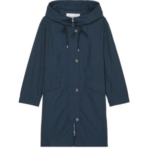 Marc O'Polo, Relaxte parka Blauw, Dames, Maat:2XS