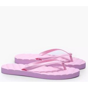 Tory Burch, Schoenen, Heren, Roze, 39 EU, Gewatteerde Roze Keira Slippers