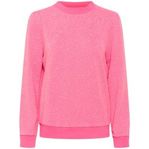 Saint Tropez, Sweatshirts & Hoodies, Dames, Roze, L, Polyester, Gandysz Sweatshirt Chateau Rose