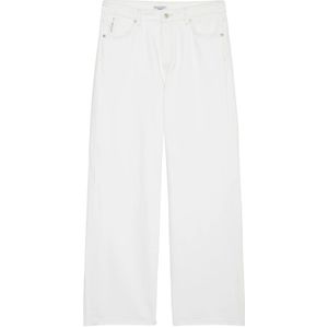 Marc O'Polo, Jeans, Dames, Wit, W30 L34, Jeans model Tomma wijd hoge taille normale lengte