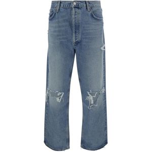 Agolde, Jeans, Heren, Blauw, W26, Katoen, Flared Jeans