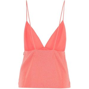 Dsquared2, Tops, Dames, Roze, S, Stijlvolle mouwloze tops voor vrouwen