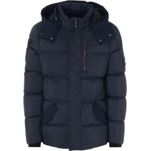 Moose Knuckles, Jassen, Heren, Blauw, S, 3Q Navy Jas