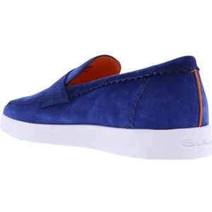 Santoni, Schoenen, Heren, Blauw, 44 EU, Heren Loafer