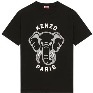 Kenzo, T-Shirts Zwart, Heren, Maat:L