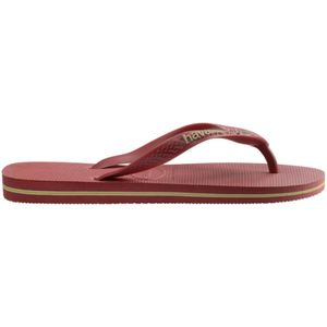 Havaianas, Schoenen, Heren, Rood, 43 EU, Braziliaanse Vlag Slippers