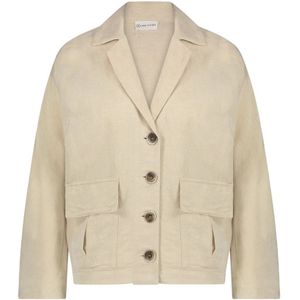 Jane Lushka, Luciana Blazer | Beige Beige, Dames, Maat:L