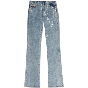 Diesel, Jeans, Dames, Blauw, W25, Lage jeans