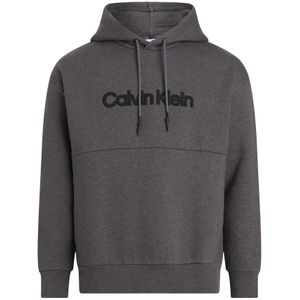 Calvin Klein, Sweatshirts & Hoodies, Heren, Grijs, M, Katoen, Grijs pak voor heren