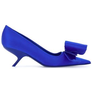 Salvatore Ferragamo, Ferragamo With Heel Blue Blauw, Dames, Maat:35 1/2 EU