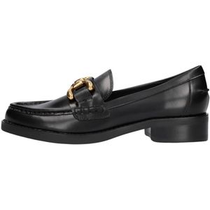 Bibi Lou, Schoenen, Dames, Zwart, 38 EU, Suède, Zwarte Suède Loafers voor Dames